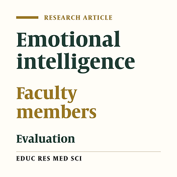 Correlation of Emotional Intelligence with Evaluation Score of the Faculty Members of Kermanshah University of Medical Sciences in 2014