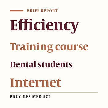 Educational Efficacy of Computer and Internet Training Course in Kermanshah Dental School