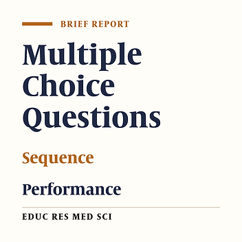 Test Item Order in Relation to Course Plan Content Sequence: Does it Affect Nursing Students' Grades in Pharmacology Exam?