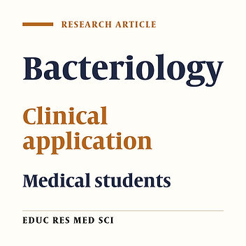The Medical Students’ Attitude toward the Application of Bacteriology Course in Clinical Medicine at Kermanshah University of Medical Sciences in the First Semester of 2013-14