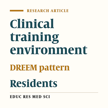 Comparison of Viewpoints of Residents in Different Courses at Babol University of Medical Sciences towards the Clinical Learning Environment Based on the DREEM Questionnaire