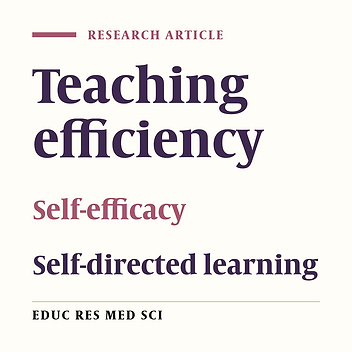 Relationship of Teaching Efficiency with Academic Self-Efficacy and Self-Directed Learning among English Language Students: University Students’ Perspectives