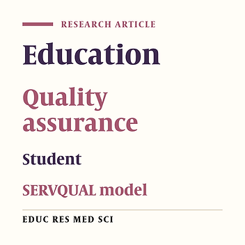 Gap Analysis of Educational Services Quality based on SERVQUAL Model from Iranian Medical Students’ Viewpoint (2014)
