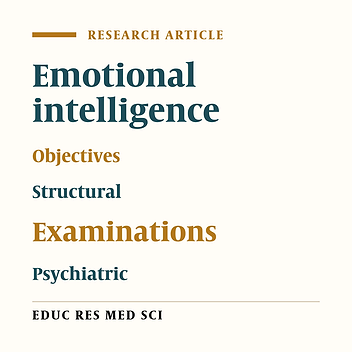 Association between Emotional Intelligence and Objective Structured Examinations: A Study on Psychiatric Residents