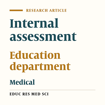 Internal Assessment of the Department of Medical Physics and Biomedical Engineering, Kermanshah University of Medical Sciences (2014)