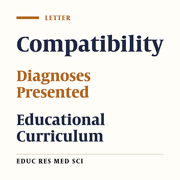 The Compatibility of Diagnoses Presented in Morning Reports of Pediatrics Department and Educational Curriculum of Medical Students