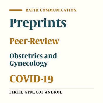Preprint of Obstetrics and Gynecology Articles During and After the COVID-19 Pandemic