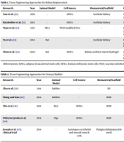Tissue Engineering for Urinary Tract Reconstruction