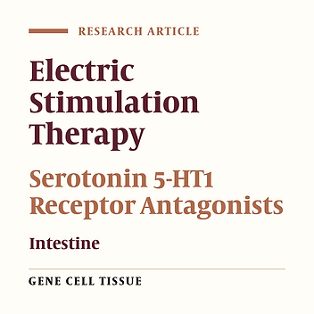The Effects of Serotonin Receptor Antagonists on Contraction and Relaxation Responses Induced by Electrical Stimulation in the Rat Small Intestine