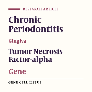 Stereological Analysis of Interdental Gingiva in Chronic Periodontitis Patients With Tumor Necrosis Factor-alpha (-308 G/A) Gene Polymorphisms