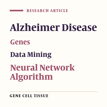 Identification of Genes Involved in the Early Stages of Alzheimer Disease Using a Neural Network Algorithm