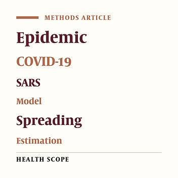 Cover image of the article: A New Model for Epidemic Spreading with a Focus on COVID-19