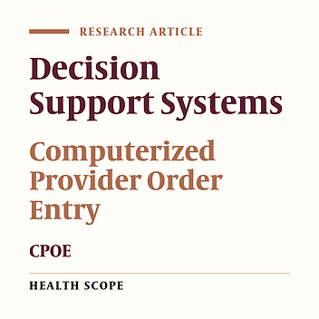 Identification and Prioritization of Clinical Decision Support Functionalities Built Within A Computerized Provider Order Entry System