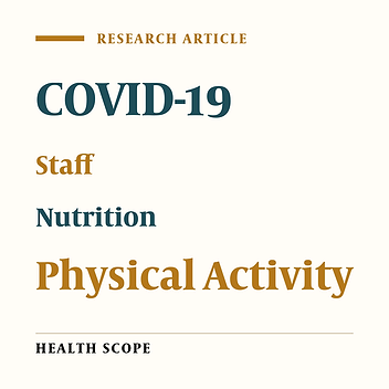 The Effect of Health Promotion Educational Interventions on Self-care Behaviors of Nutrition and Physical Activity Among Universities Staff in Southeastern Iran