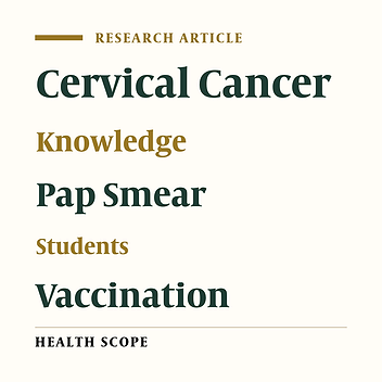 Knowledge and Practice of Pap Smear and Vaccination Regarding Human Papillomavirus Among Female Medical Students in Karachi, Pakistan