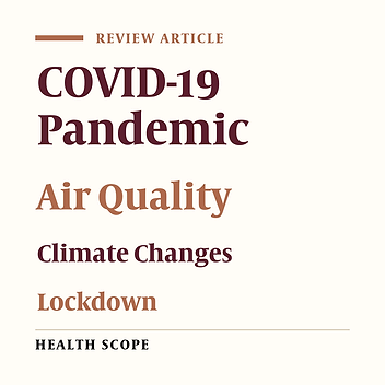 Association Between Air Pollution, Climate Change, and COVID-19 Pandemic: A Review of the Recent Scientific Evidence