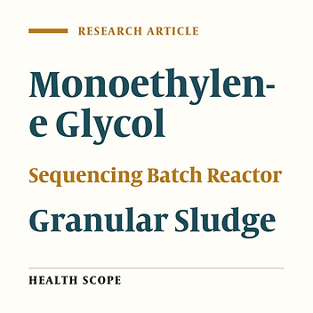 Development of Aerobic Granular Sludge for Chemical Industries Wastewater Treatment