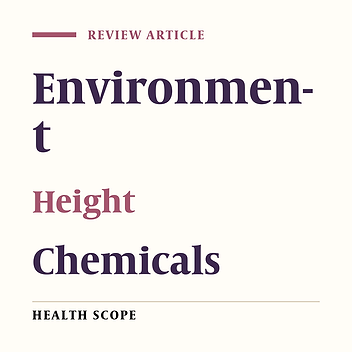 A Systematic Review of the Effects of Environmental Pollutants, Chemical Factors, and Climate Changes on Children’s Height