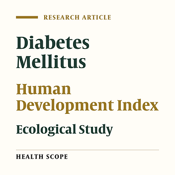 Relation Between the Prevalence of Diabetes Mellitus and Human Development Index: A Global Ecological Study