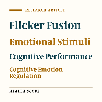 Emotionally Loaded Visual Stimuli to Alter Brain Arousal: A Flicker Fusion Study