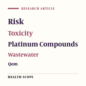 Environmental Monitoring and Ecological Risk Assessment of Platinum Complex Drugs in Wastewater Effluent: A Case Study in Qom, Iran