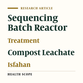 Determination of Sequencing Batch Reactor (SBR) Performance in Treatment of Composting Plant Leachate