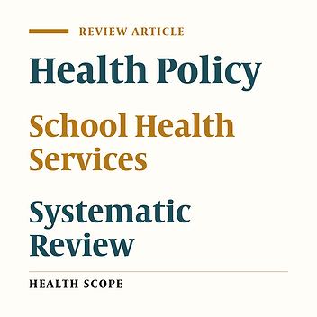 School Health Policies in the World: A Scoping Review