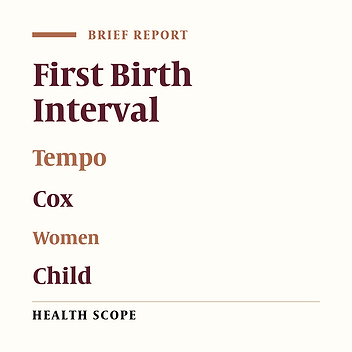 Fertilities Acceleration (Tempo) and Factors Affecting the First Birth Interval in Iranian Women: A Survival Analysis