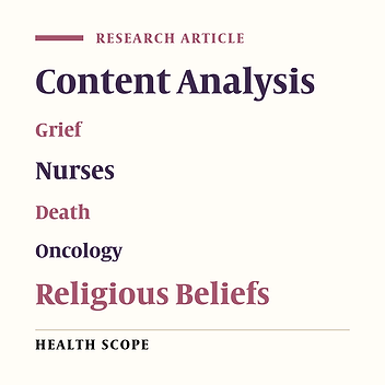 Positive Implications of Experiencing Grief for Health Professionals in Iran: A Qualitative Study