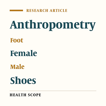 Anthropometric Dimensions of Foot in Northwestern Iran and Comparison with Other Populations