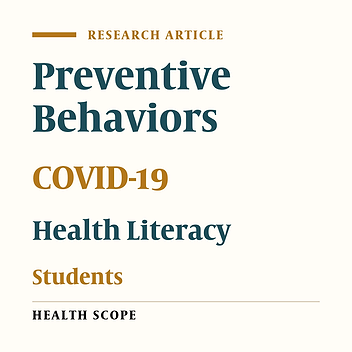Relationship Between Health Literacy Level and the Adoption of Preventive Behaviors Against Coronavirus Disease