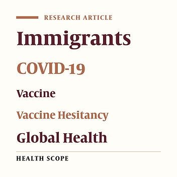 Understanding COVID-19 Vaccine Hesitancy Among Brazilian Immigrants: Prevalence, Determinants, and Global Health Implications