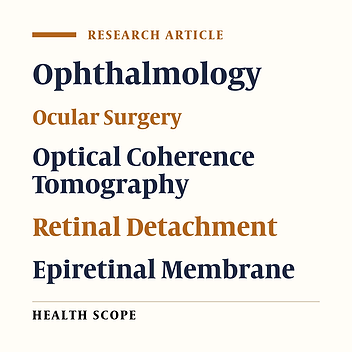 Intra-Operative Ocular Coherence Tomography in Retinal Detachment Surgery