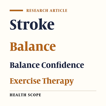 Investigation the Effect of Reactive and Proactive Exercises on Balance Performance and Balance Confidence in Stroke Patients: A Randomized Clinical Trial