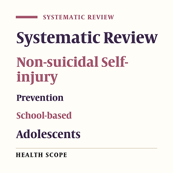 Systematic Review of School-based Preventive Interventions on Non-suicidal Self-injury: A Call for Advancements