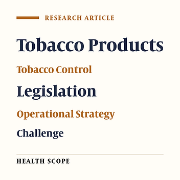 Navigating Challenges in Tobacco Control Policy and Legislation: Operational Strategies for Success