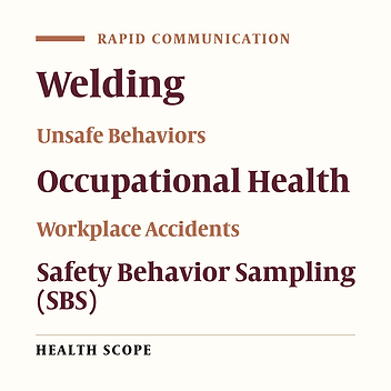Identifying Training Needs and Occupational Hazards Among Welders: A Cross-sectional Study in the Metal Manufacturing Industry