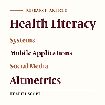 Application of Health Literacy Promotion Systems: An Altmetric Analysis