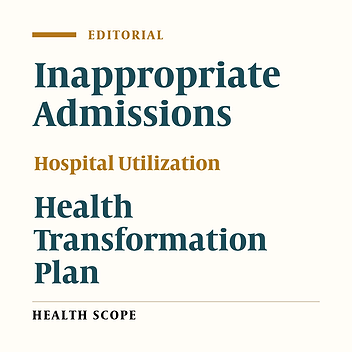 Managing Inappropriate Hospital Admissions in Iran’s Public Hospitals: Policy Recommendations