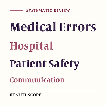 Causes of Medical Errors and Their Relative Importance: Systematic Review