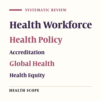 Human Resources for Health in the Eastern Mediterranean: A Systematic Review of the WHO Workforce 2030 Strategy