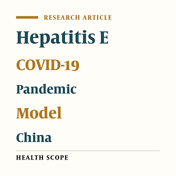 Time Series Model-Based Assessment of the Impact of COVID-19 on Hepatitis E in China and Prediction of Its Epidemic Trend