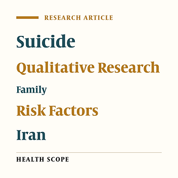 Qualitative Exploration of Factors Contributing to Suicide: Perspectives of the Deceased's Family Members