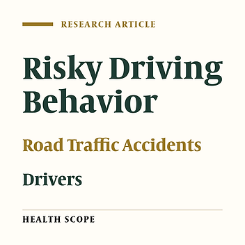 Determinants of Risky Driving Behavior: Insights from Self-reported Experiences in Shiraz, Iran