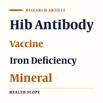 Haemophilus influenzae Type b Immunity After Hib Vaccination and Its Association with Serum Iron, Zinc, and Copper in Southwest Iran: Is a Vaccine Booster Needed?
