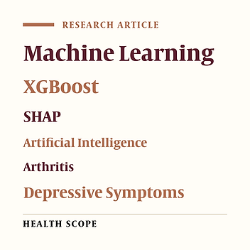 Predicting Depressive Symptom Risk in Arthritis Patients Using the XGBoost Algorithm: A National Cross-sectional Study from CHARLS