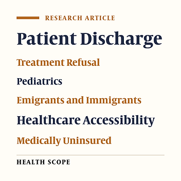 Pediatric Discharge Against Medical Advice in a Tehran Hospital Serving Iranian and Afghan Children: A Mixed-Methods Study