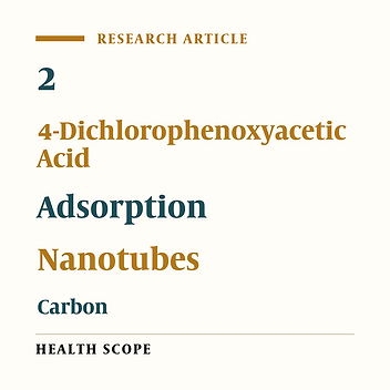 Removal of 2, 4-Dichlorophenoxyacetic Acid (2, 4-D) From Aqueous Environments Using Single-Walled Carbon Nanotubes