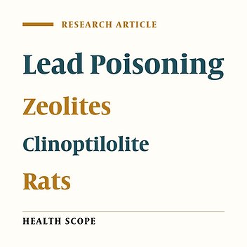 Protective Effect of Microporous Natural Clinoptilolite on Lead-Induced Learning and Memory Impairment in Rats