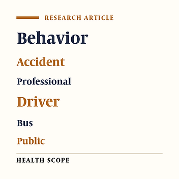 The Relationship Between Driving Aberrant Behavior and Self-Reported Accidents Involvement Amongst Professional Bus Drivers in the Public Transportation Company
